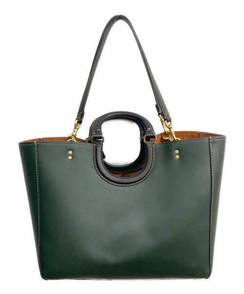 COACH（コーチ）COACH (コーチ) レイ トートバッグ グリーンの古着・服飾アイテム