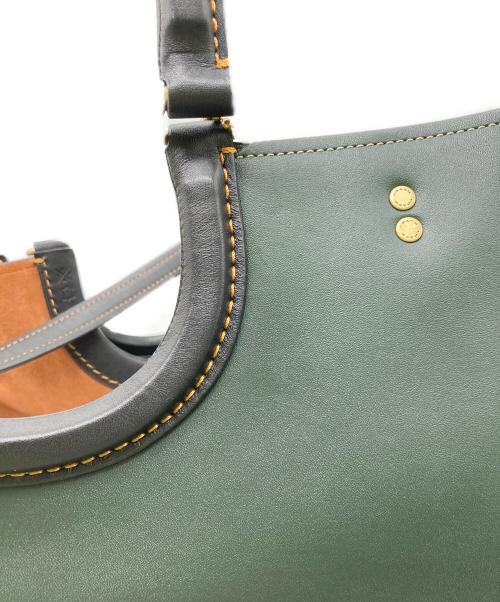 COACH（コーチ）COACH (コーチ) レイ トートバッグ グリーンの古着・服飾アイテム