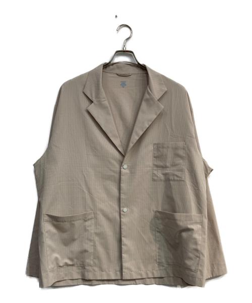 DESCENTE（デサント）DESCENTE (デサント) SCHEMATECH AIR JACKET ベージュ サイズ:Lの古着・服飾アイテム