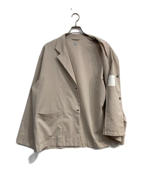 DESCENTE（デサント）DESCENTE (デサント) SCHEMATECH AIR JACKET ベージュ サイズ:Lの古着・服飾アイテム