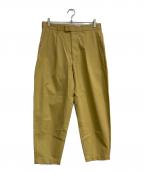 FRED PERRYフレッドペリー）の古着「Cropped Trouserパンツ」｜イエロー