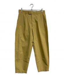 FRED PERRY（フレッドペリー）の古着「Cropped Trouserパンツ」｜イエロー