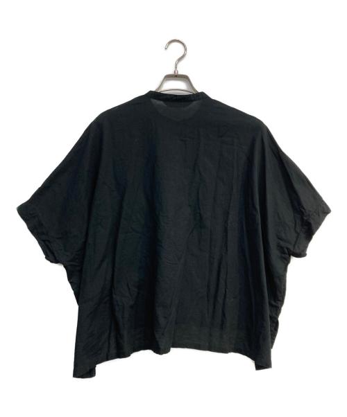 mizuiro-ind（ミズイロインド）mizuiro-ind (ミズイロインド) コットンリネンワイドシャツ ブラック サイズ:ｆｒｅｅの古着・服飾アイテム