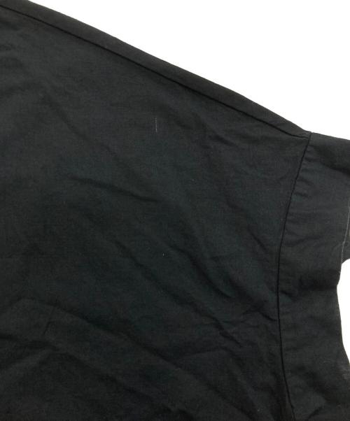mizuiro-ind（ミズイロインド）mizuiro-ind (ミズイロインド) コットンリネンワイドシャツ ブラック サイズ:ｆｒｅｅの古着・服飾アイテム