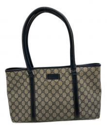 GUCCI（グッチ）の古着「GGスプリーム トートバッグ」｜ネイビー