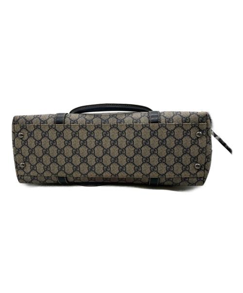 GUCCI（グッチ）GUCCI (グッチ) GGスプリーム トートバッグ ネイビーの古着・服飾アイテム
