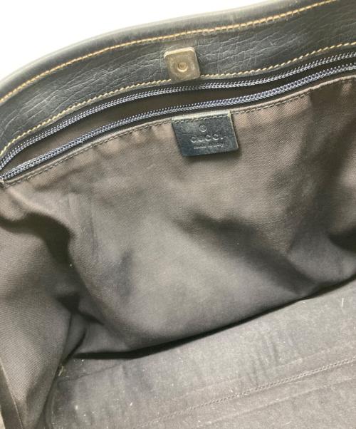 GUCCI（グッチ）GUCCI (グッチ) GGスプリーム トートバッグ ネイビーの古着・服飾アイテム