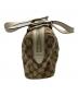 GUCCI (グッチ) GGキャンバスミニボストンバッグ ベージュ×アイボリー：40000円