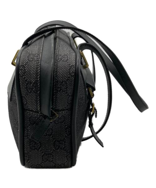 GUCCI（グッチ）GUCCI (グッチ) GGキャンバスワンショルダーバッグ ブラックの古着・服飾アイテム