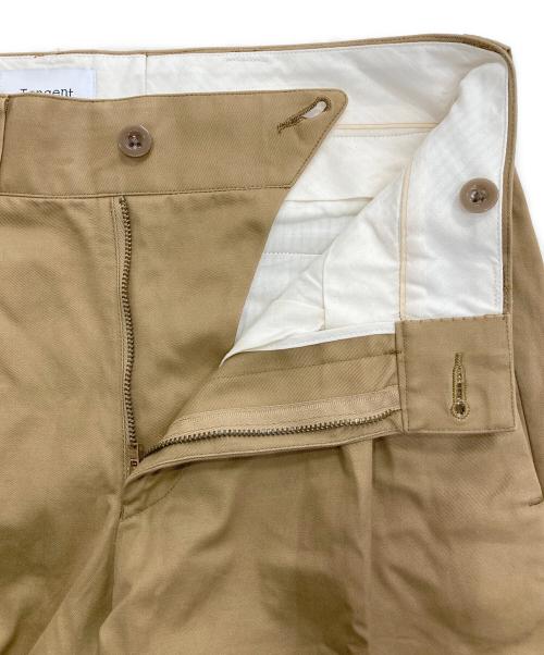Tangent（タンジェント）Tangent (タンジェント) 2タックチノパン ベージュ サイズ:42の古着・服飾アイテム