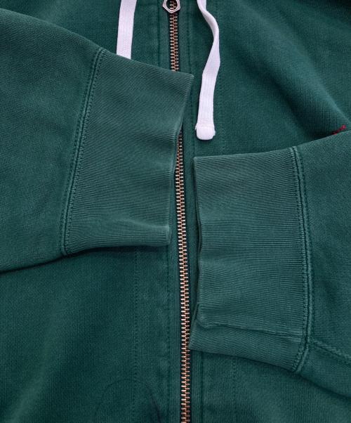 POLO RALPH LAUREN（ポロ・ラルフローレン）POLO RALPH LAUREN (ポロ・ラルフローレン) ジップパーカー グリーン サイズ:XXLの古着・服飾アイテム