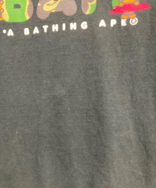 BAPE BY A BATHING APE（ベイプバイアベイシングエイプ）BAPE BY A BATHING APE (ベイプバイアベイシングエイプ) BAITプリントTシャツ ブラック サイズ:XLの古着・服飾アイテム