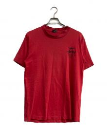 stussy（ステューシー）の古着「OLD SKOOL 1992 プリントTシャツ」｜レッド
