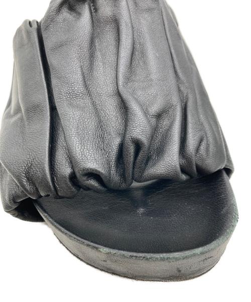 JIL SANDER（ジルサンダー）JIL SANDER (ジルサンダー) Leather Slide Sandal ブラック サイズ:不明の古着・服飾アイテム