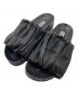 JIL SANDER（ジルサンダー）の古着「Leather Slide Sandal」｜ブラック