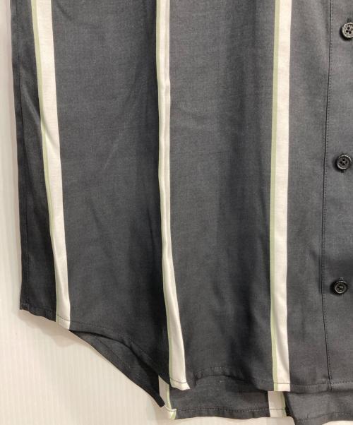 EQUIPMENT（エキプモン）EQUIPMENT (エキプモン) バンドカラーシルク混ブラウス ブラック サイズ:Ⅼ 未使用品の古着・服飾アイテム