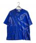 KENZO（ケンゾー）の古着「カラーブロック半袖ニット」｜ブルー