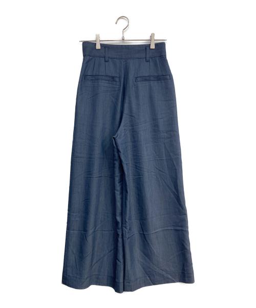 BALLSEY（ボールジィ）BALLSEY (ボールジィ) ラスターデニム ダブルタックワイドパンツ ブルー サイズ:34の古着・服飾アイテム