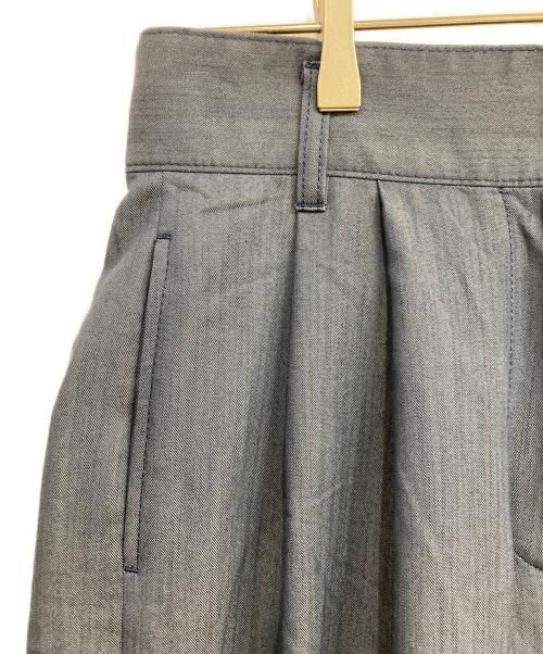 BALLSEY（ボールジィ）BALLSEY (ボールジィ) ラスターデニム ダブルタックワイドパンツ ブルー サイズ:34の古着・服飾アイテム