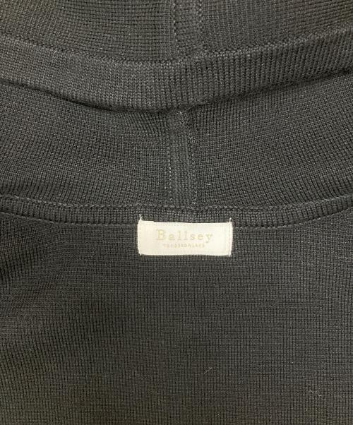 BALLSEY（ボールジィ）BALLSEY (ボールジィ) ウールポリエステルミラノリブ フーディジレ ブラック サイズ:Sの古着・服飾アイテム