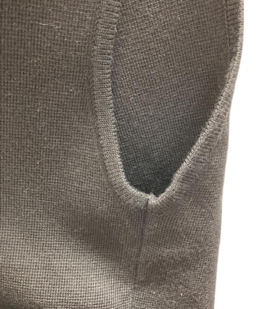 BALLSEY（ボールジィ）BALLSEY (ボールジィ) ウールポリエステルミラノリブ フーディジレ ブラック サイズ:Sの古着・服飾アイテム