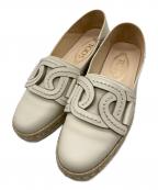 TOD'Sトッズ）の古着「KATE 2WAYエスパドリーユ」｜ベージュ