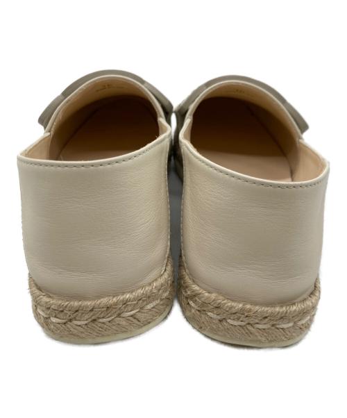 TOD'S（トッズ）TOD'S (トッズ) KATE 2WAYエスパドリーユ ベージュ サイズ:36の古着・服飾アイテム