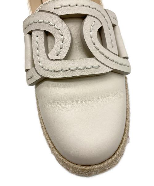 TOD'S（トッズ）TOD'S (トッズ) KATE 2WAYエスパドリーユ ベージュ サイズ:36の古着・服飾アイテム