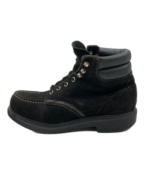 RED WING（レッドウィング）RED WING (レッドウィング) BEAMS (ビームス) 別注スウェードレザーモックトゥブーツ ブラック サイズ:USA 7　1/2の古着・服飾アイテム