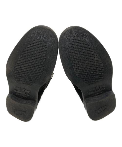 RED WING（レッドウィング）RED WING (レッドウィング) BEAMS (ビームス) 別注スウェードレザーモックトゥブーツ ブラック サイズ:USA 7　1/2の古着・服飾アイテム