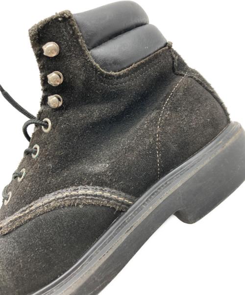 RED WING（レッドウィング）RED WING (レッドウィング) BEAMS (ビームス) 別注スウェードレザーモックトゥブーツ ブラック サイズ:USA 7　1/2の古着・服飾アイテム