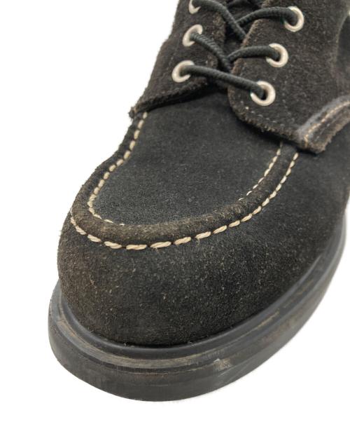 RED WING（レッドウィング）RED WING (レッドウィング) BEAMS (ビームス) 別注スウェードレザーモックトゥブーツ ブラック サイズ:USA 7　1/2の古着・服飾アイテム