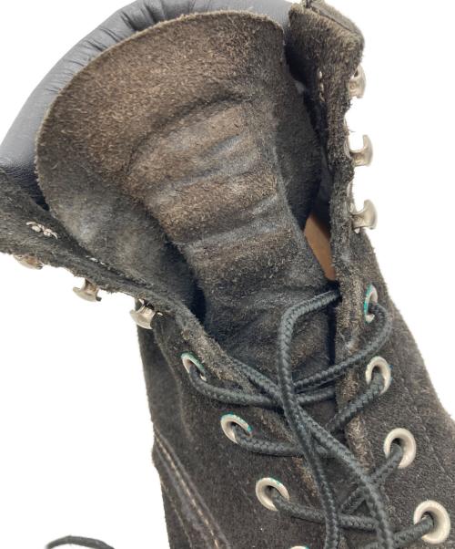 RED WING（レッドウィング）RED WING (レッドウィング) BEAMS (ビームス) 別注スウェードレザーモックトゥブーツ ブラック サイズ:USA 7　1/2の古着・服飾アイテム