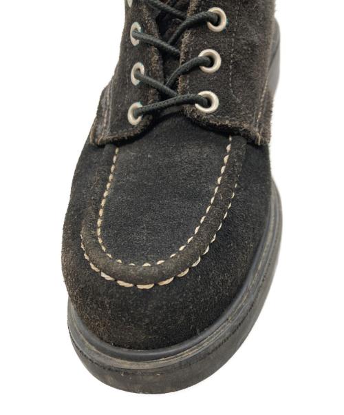 RED WING（レッドウィング）RED WING (レッドウィング) BEAMS (ビームス) 別注スウェードレザーモックトゥブーツ ブラック サイズ:USA 7　1/2の古着・服飾アイテム
