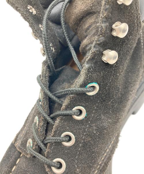 RED WING（レッドウィング）RED WING (レッドウィング) BEAMS (ビームス) 別注スウェードレザーモックトゥブーツ ブラック サイズ:USA 7　1/2の古着・服飾アイテム