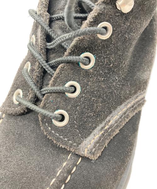 RED WING（レッドウィング）RED WING (レッドウィング) BEAMS (ビームス) 別注スウェードレザーモックトゥブーツ ブラック サイズ:USA 7　1/2の古着・服飾アイテム