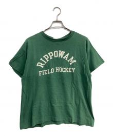 Champion（チャンピオン）の古着「プリントTシャツ」｜グリーン