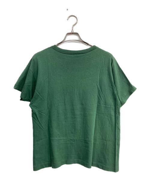 Champion（チャンピオン）Champion (チャンピオン) プリントTシャツ グリーン サイズ:Ⅼの古着・服飾アイテム