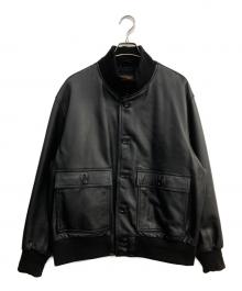 skookum×JOURNAL STANDARD relume（スクーカム×ジャーナルスタンダード レリューム）の古着「別注 A-1 バルスタージャケット」｜ブラック
