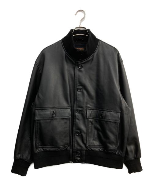 skookum（スクーカム）SKOOKUM (スクーカム) JOURNAL STANDARD relume (ジャーナルスタンダード レリューム) 別注 A-1 バルスタージャケット ブラック サイズ:Lの古着・服飾アイテム