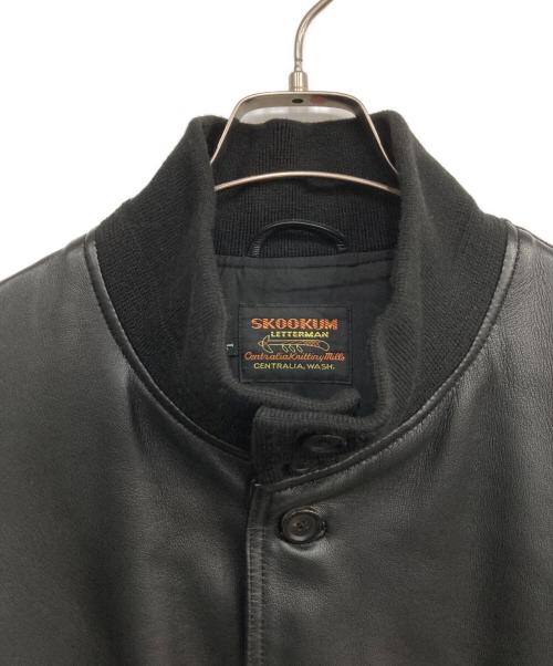skookum（スクーカム）SKOOKUM (スクーカム) JOURNAL STANDARD relume (ジャーナルスタンダード レリューム) 別注 A-1 バルスタージャケット ブラック サイズ:Lの古着・服飾アイテム