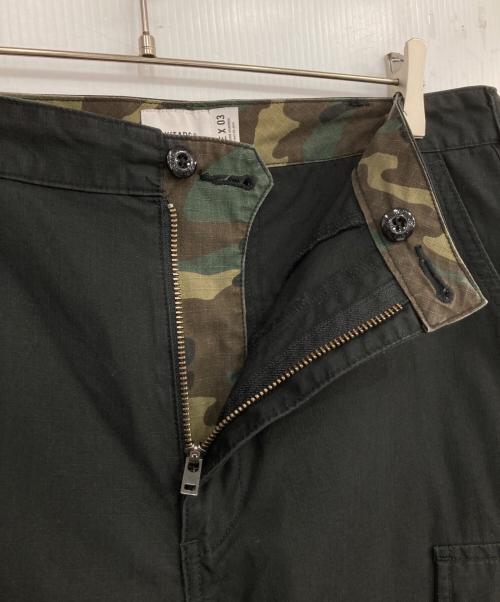 WTAPS（ダブルタップス）WTAPS (ダブルタップス) MILT9601/TROUSERS/COTTON. RIPSTOP. IDENTITY ブラック サイズ:X 03の古着・服飾アイテム