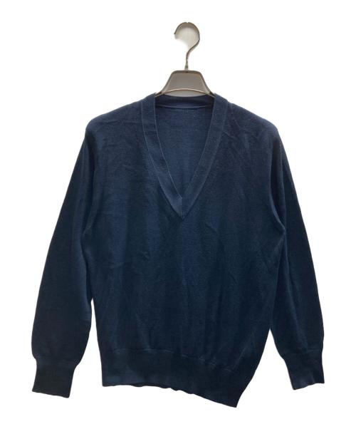MUSE（ミューズ）MUSE (ミューズ) SOIE Vネック プルオーバー ネイビー サイズ:FREEの古着・服飾アイテム