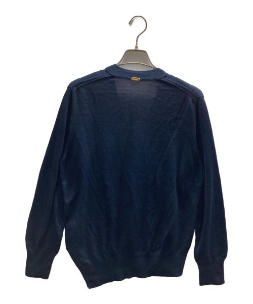 MUSE（ミューズ）MUSE (ミューズ) SOIE Vネック プルオーバー ネイビー サイズ:FREEの古着・服飾アイテム