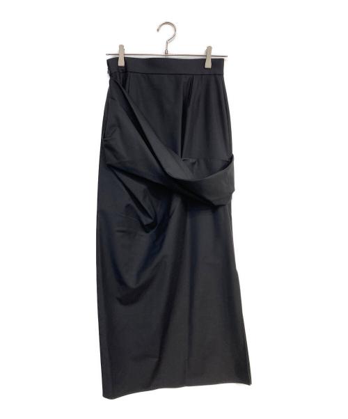 deres（デレス）deres (デレス) Freya Muse skirt ダークネイビー サイズ:1の古着・服飾アイテム