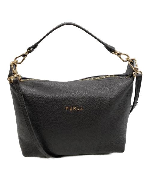 FURLA（フルラ）FURLA (フルラ) ATENAショルダーバッグ グレーの古着・服飾アイテム