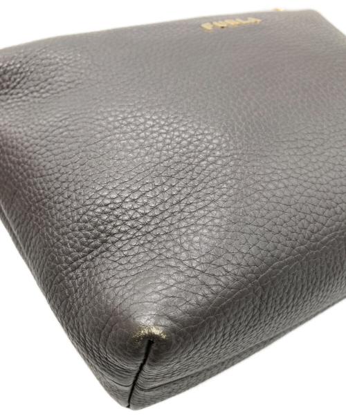 FURLA（フルラ）FURLA (フルラ) ATENAショルダーバッグ グレーの古着・服飾アイテム