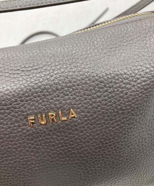 FURLA（フルラ）FURLA (フルラ) ATENAショルダーバッグ グレーの古着・服飾アイテム