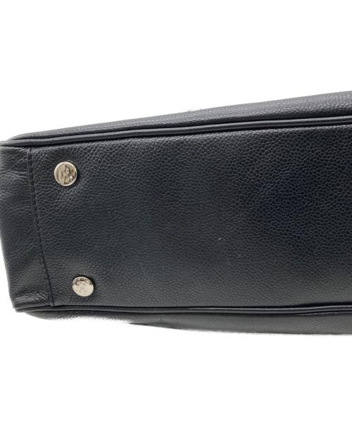 COLE HAAN（コールハーン）COLE HAAN (コールハーン) レザーボストンハンドバッグ ブラックの古着・服飾アイテム