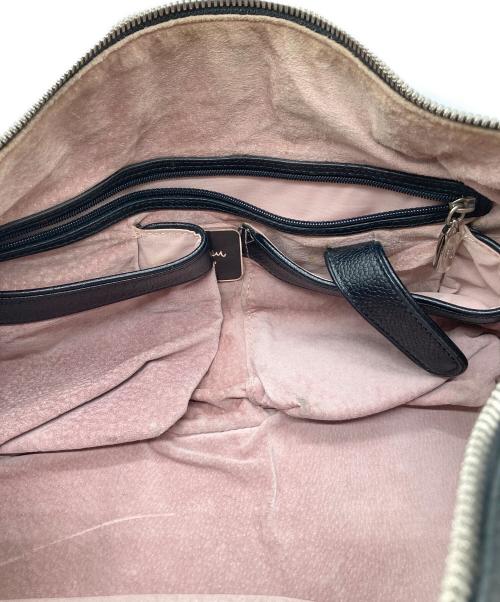 COLE HAAN（コールハーン）COLE HAAN (コールハーン) レザーボストンハンドバッグ ブラックの古着・服飾アイテム